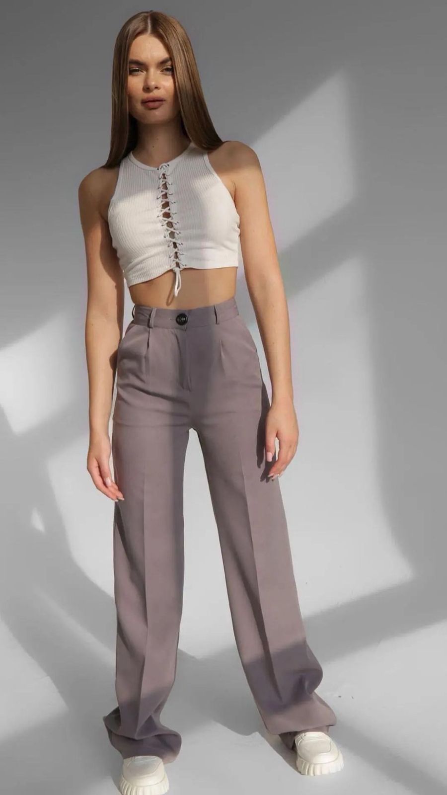 Classic gray pants