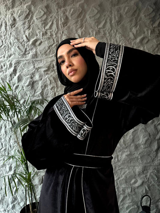 Velvet Black Cardigan