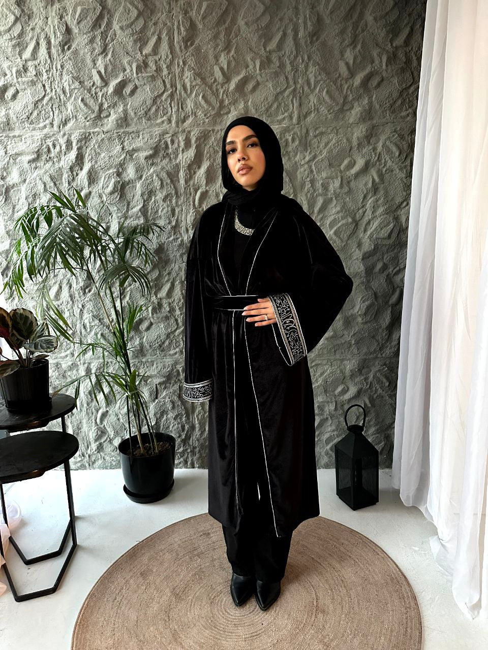 Velvet Black Cardigan