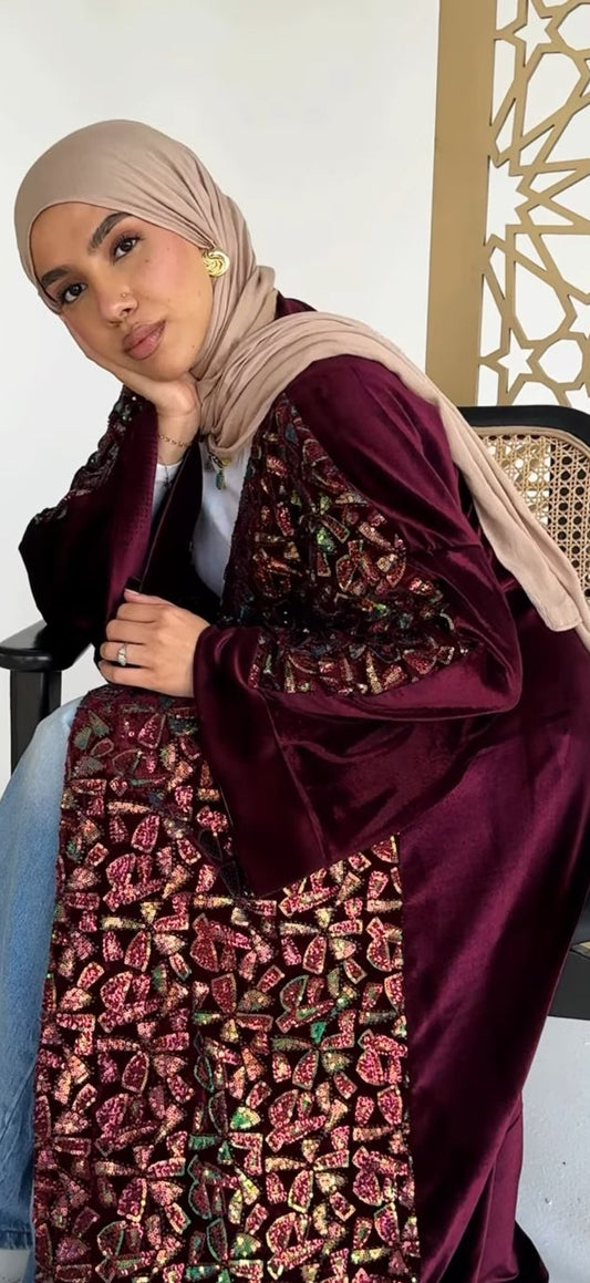 Arabian Nights in maroon