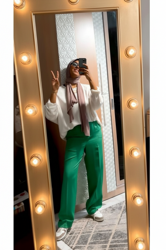 Classic green pants